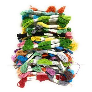 Lot 100 Multi Colors Cross Stitch Floss Cotton Thr
